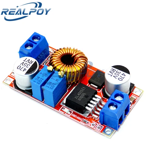 REALPOY  XL4015 E1 5A Литиевый регулятор напряжения