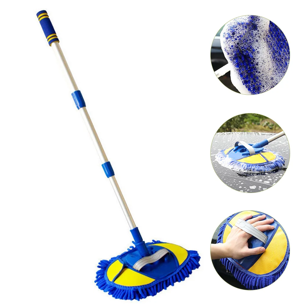 

Car Brush Cleaning Wash Mop Auto Washing Vehicletools Floor Mops Sponge Extendable Mitt Pole Broom Dusting Duster Detailing