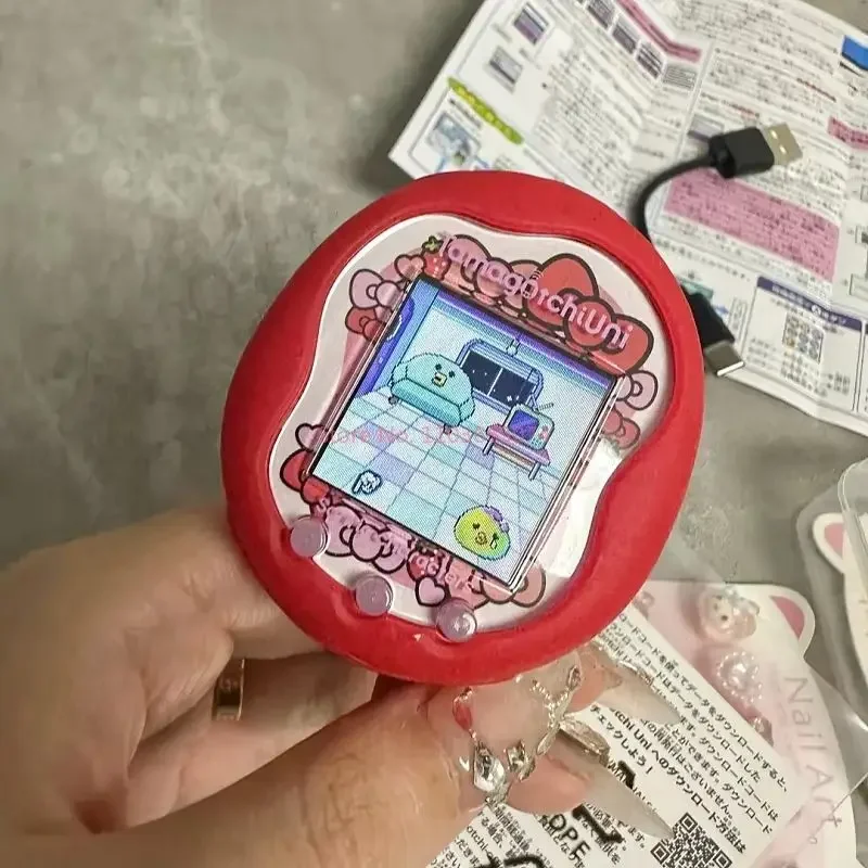 Sanrio Tamagotchi Uni Лицевая панель Силиконовая защитная пленка Kawaii Стикер Милый Hellokitty