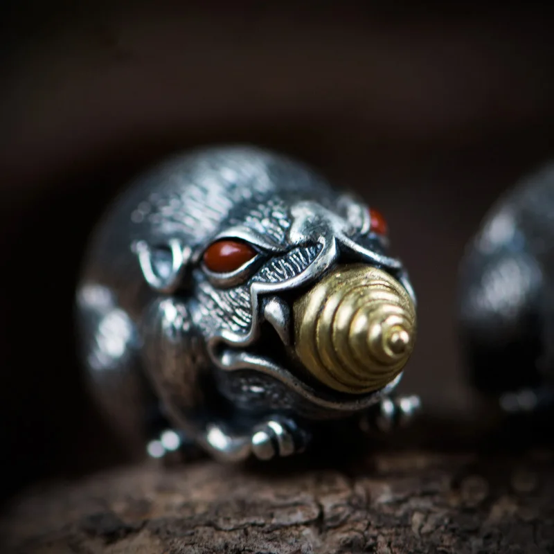 1PC Vintage Punk Mouse Necklace Fashion Weasel Pendant Party Jewelry Accessories Gift