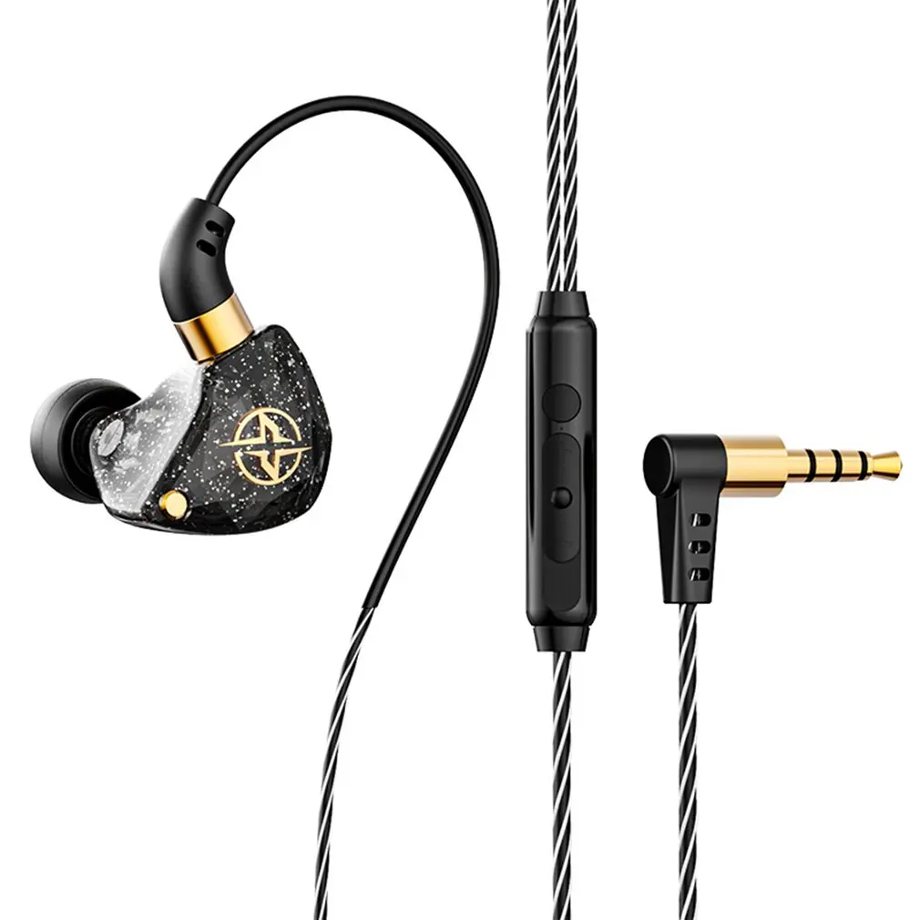 

X6 Around-Ear Subwoofer In-Ear Wired Headphones Heavy Bass In-ear Stereo Music Running Durable Earphone