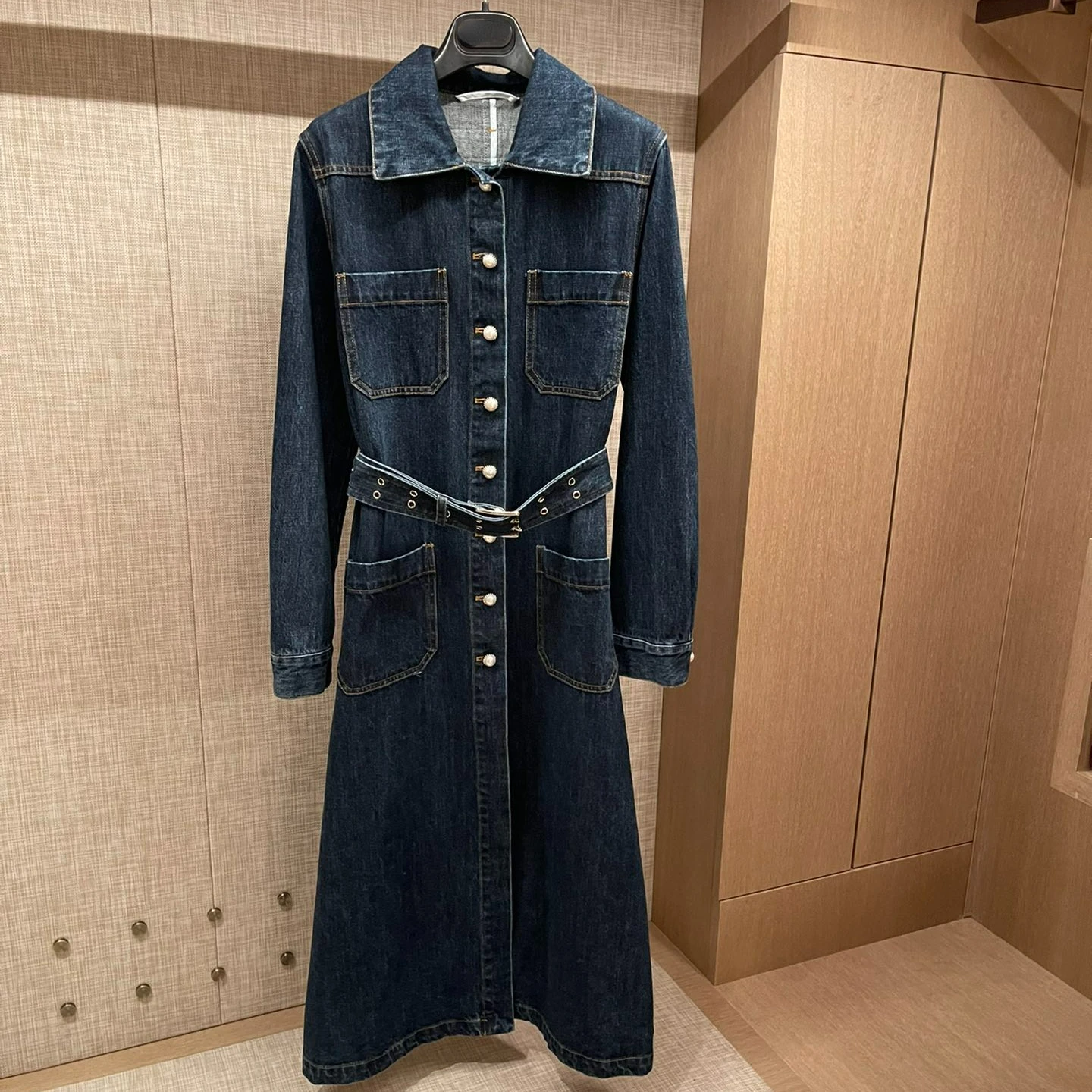 

Женское джинсовое платье А-силуэта, Повседневное платье до колен в стиле M, новинка весны и осени 2021