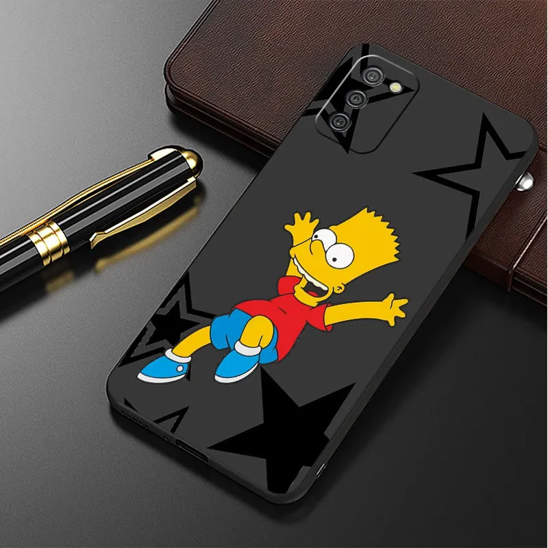 phone Cases for Samsung A55 A22 A14 5G case A12 A35 A54 A73 A70s A15 A24 4G funda Antiscratch cover WooHoo Cartoon The Simpsons