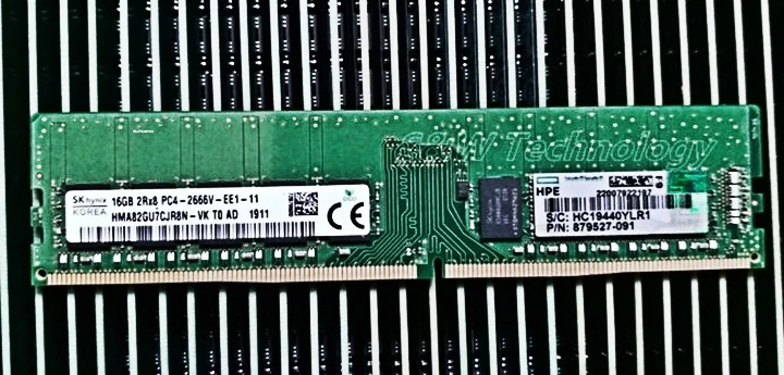 

RAM 879507-b21 879527-091 p06773-001 memory 16g ddr4 2666 pure ECC