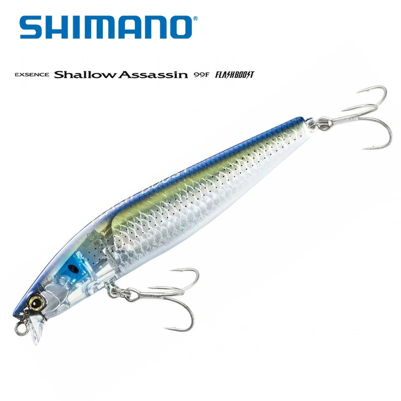 

SHIMANO EXSENCE Shallow Assassin 99F FLASH BOOST 99mm/14g XM-199S Jerkbait Pencil Floating Hard Bait Ocean SEA Fishing Lures