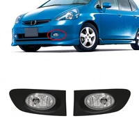 led fog light foglamps for honda fitjazz 2003 2004 2005 2006 2007 2pcs car rhd front bumper auto driving daylight accessories