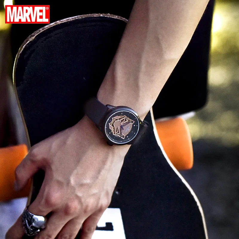 Часы Marvel Disney мужские наручные часы с автоматическим самоходом 5 бар | Наручные