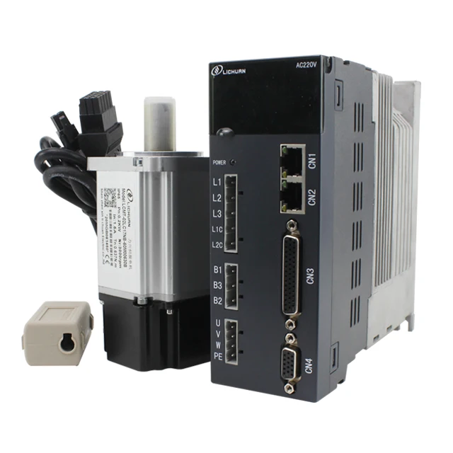 

Lichuan Servo Motor 90M03520 750W 3000rpm or 2000rpm 2.4nm or 3.5nm with driver and 3meter encoder cable