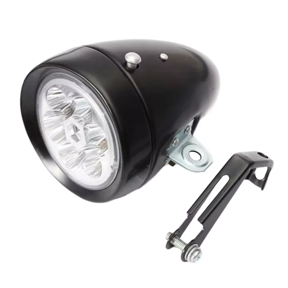 

Retro Bicycle Lamp 6 LED Adjustable Headlamp For Mountain Bike Rainproof Design High Brightness Surface