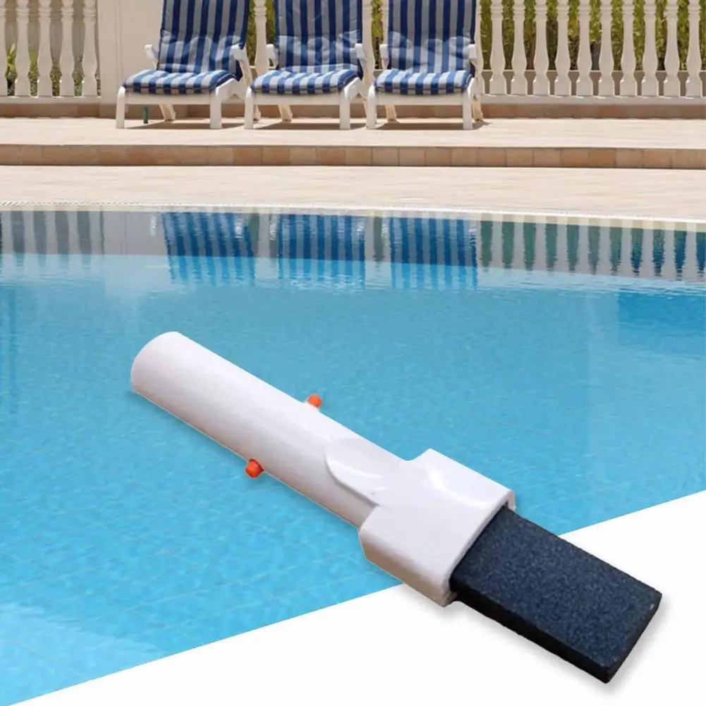 

Pool Pumice Stone 3Pcs Useful Save Time Easy to Assemble Portable Cleaning Pumice Brush with V Shape Clip for SPA