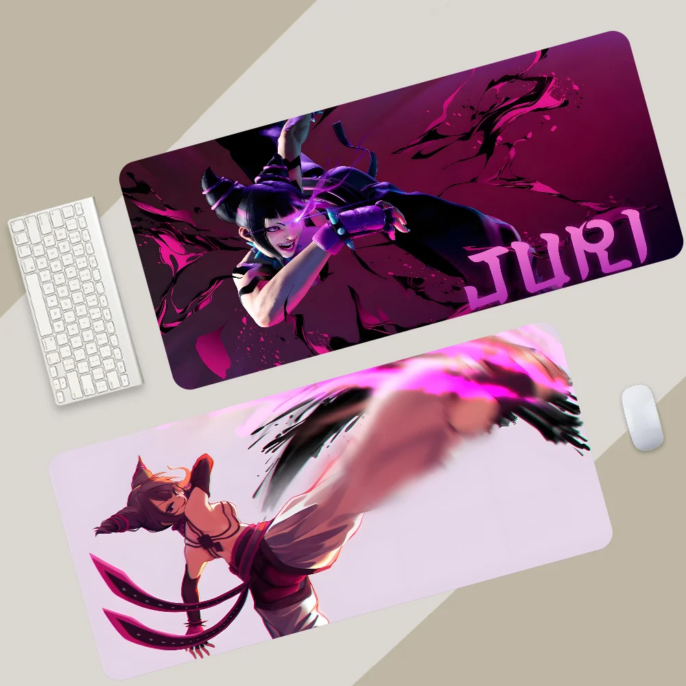 Коврик для мыши с персонажем Juri Han Street Fighter игровой коврик аксессуары ПК