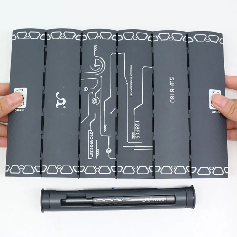 128 в 1 многофункциональные магнитные Биты Phillips Набор прецизионных отверток для