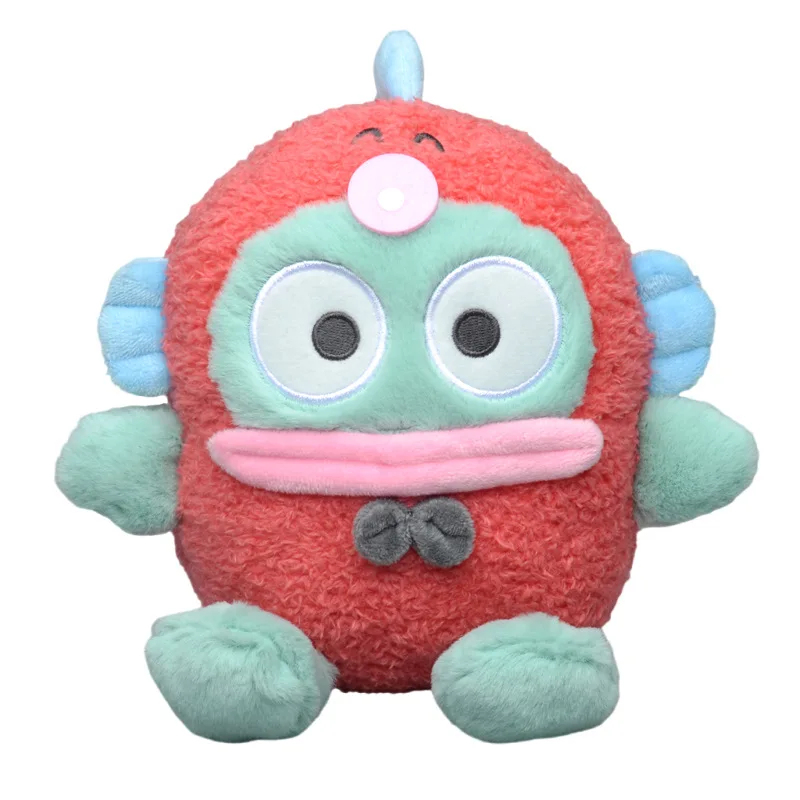 

20Cm Sanrio Doll Anime Toy Hangyodon Ornaments Girl Kawaii Ugly Fish Plush Pillow Cute Child Red Doll Ornaments Gift Wholesale