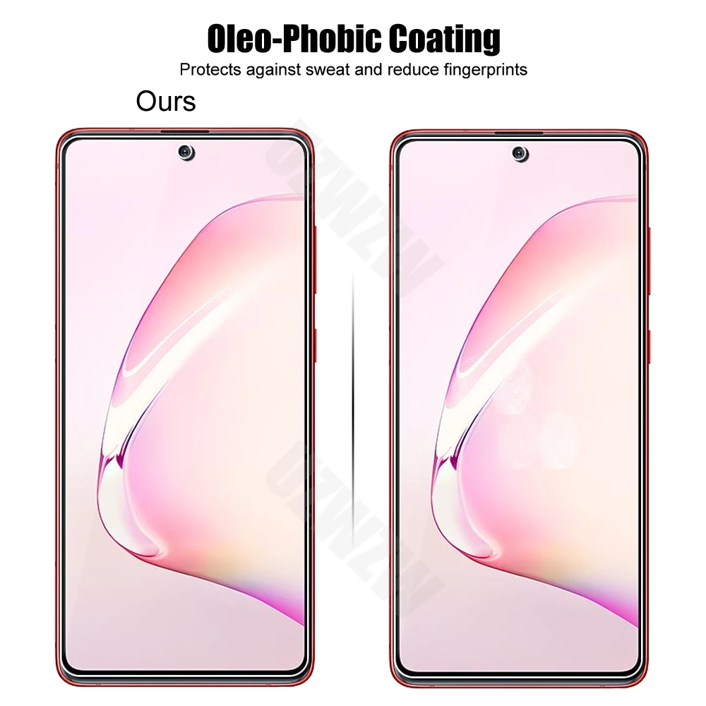 2pcs For Samsung Galaxy Note 10 Lite Tempered Glass Screen Protector Protective Guard Film HD Clear