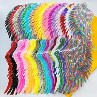 1 pair embroidery sequined angel wing patchsequins wings rainbow badgepatches for jacketssequin applique pw2111171