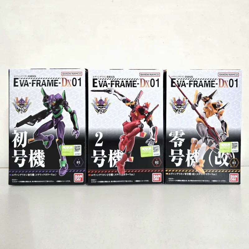 Фото Bandai Original Shokugan NEON GENESIS EVANGELION Unit-01 и 00 EVA Frame DX01 Gashapon Мини-фигурка Коллекционная модель аниме Kit №2