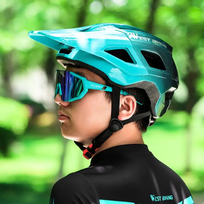 

WEST BIKING Bicycle Helmet Men Women Integrally-molded Adjustable Riding Safety Cap MTB Road Electric Bike Cycling Helmet