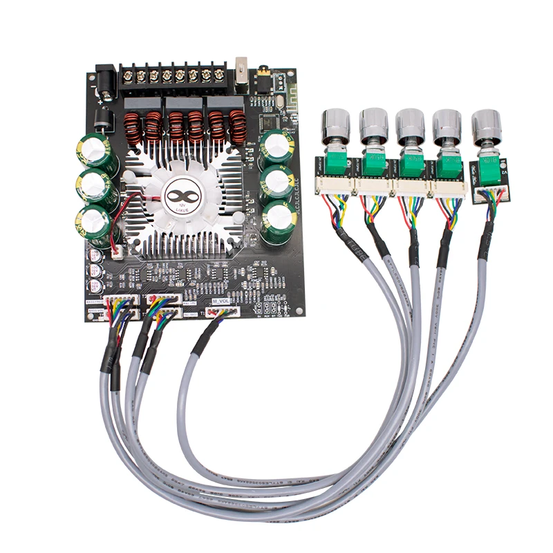 ZK-HT22 свинцовый модуль усилителя мощности Bluetooth 2 1 каналов тональный сабвуфер