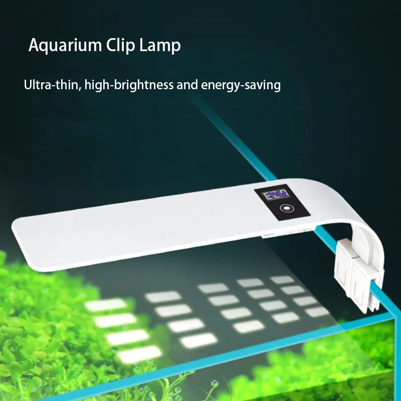 

Professional 8W LED Aquarium Light plants Grow Aquatic Plant Lighting Energy Saving Clip-on Lamp For Fish Tank Accessories
