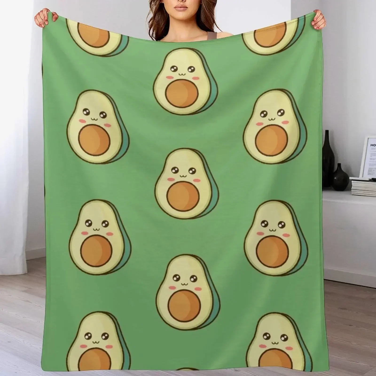 Милое одеяло с аватадо индивидуальный подарок мягкие одеяла для малышей детские