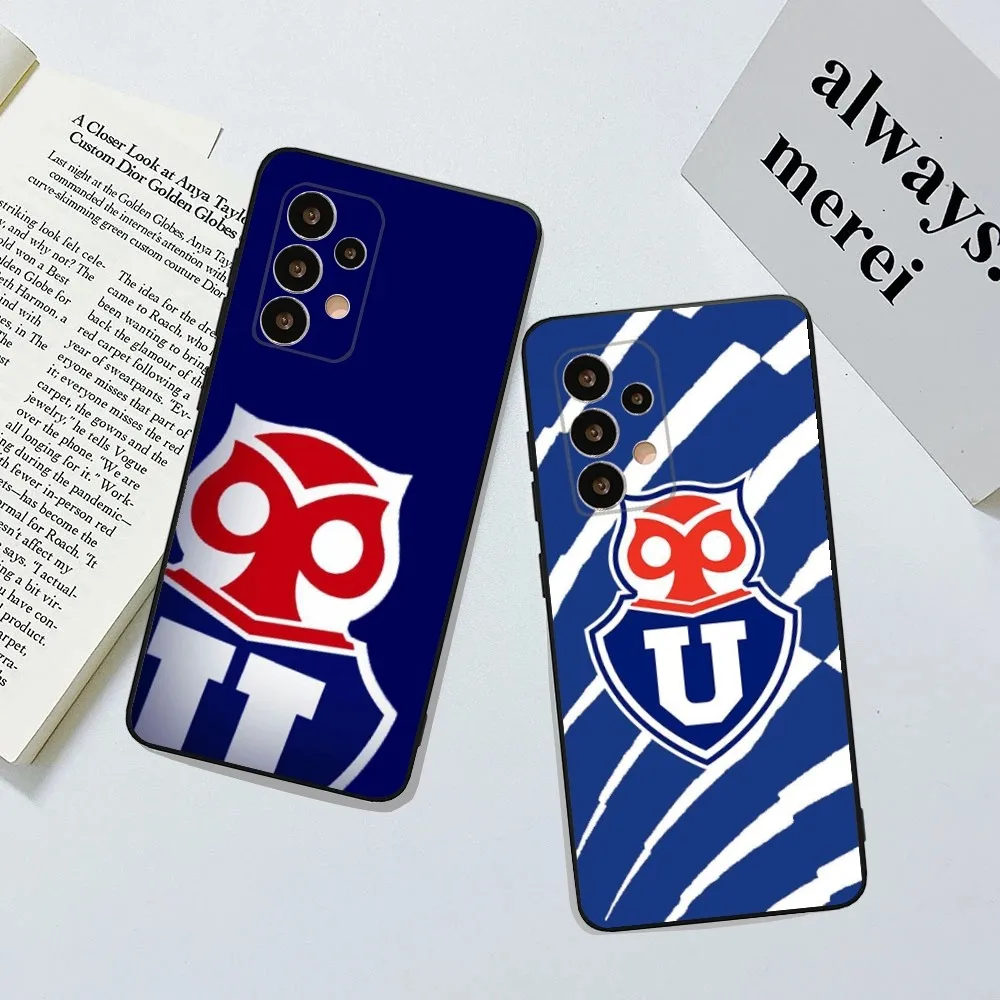 C- Chile University Logo Phone Case For Samsung Galaxy A20 A21s A22 A31 A32 A52 A53 A72 73 A80 A91Soft Black Cover