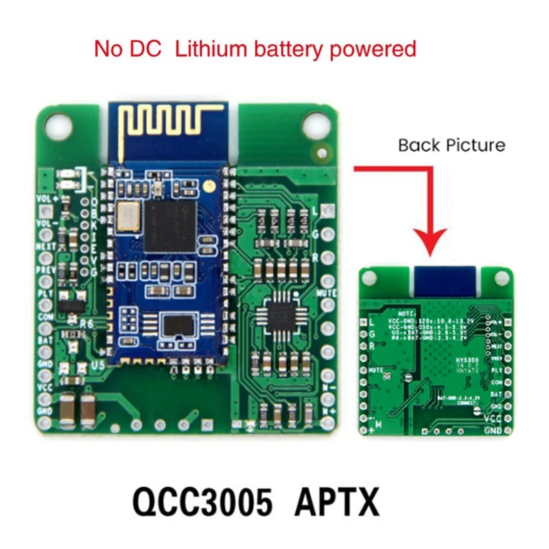 Аудиомодуль QCC3005 с Bluetooth Hi-Fi 5 0 приемник APTX LL без потерь автомобильная плата приема