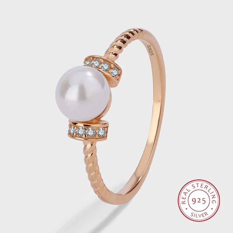 Модное и креативное кольцо из натурального серебра S925 14-каратное золото с