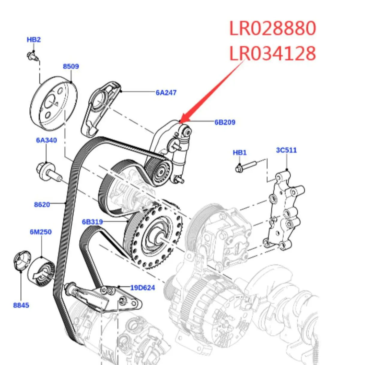Купить Ремень Привода Вспомогательных Агрегатов