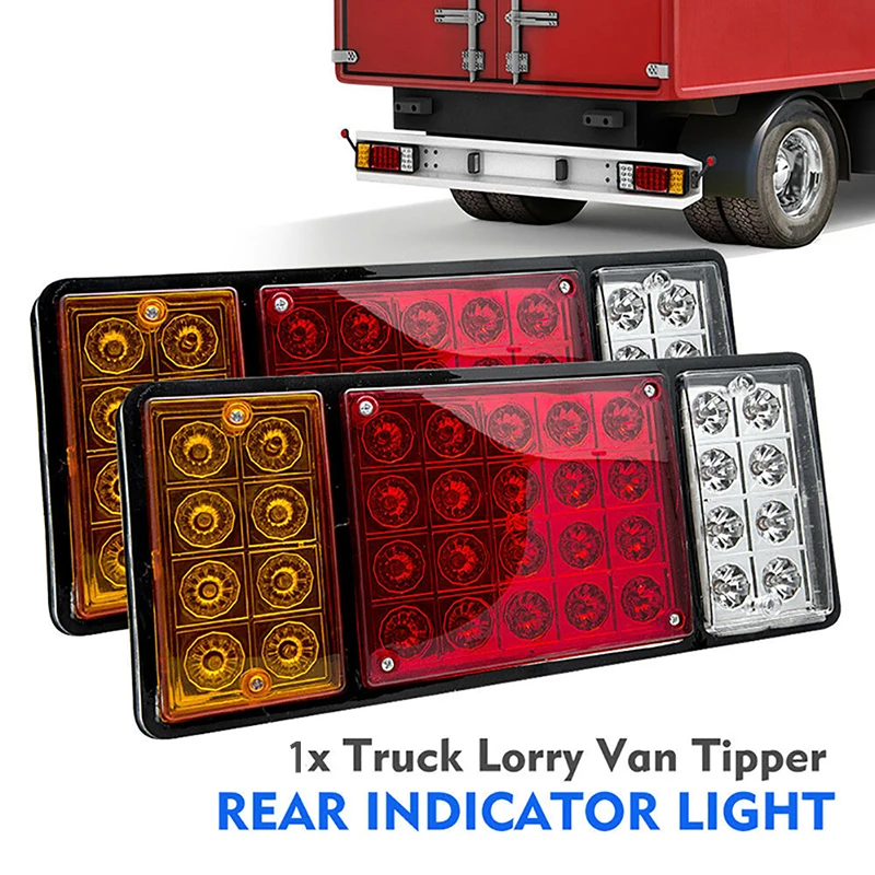 

12V 36LED Rear Tail Light Brake Stop Indicator Lamp Trailer Truck Van Caravan