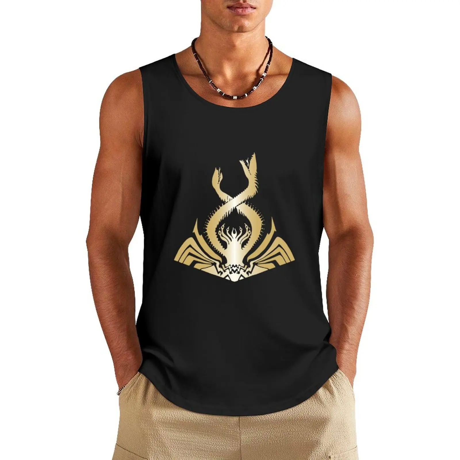 Thrawnx27s Chimaera Logo GOLD Tank Top мужская одежда футболка с мышцами спортивная