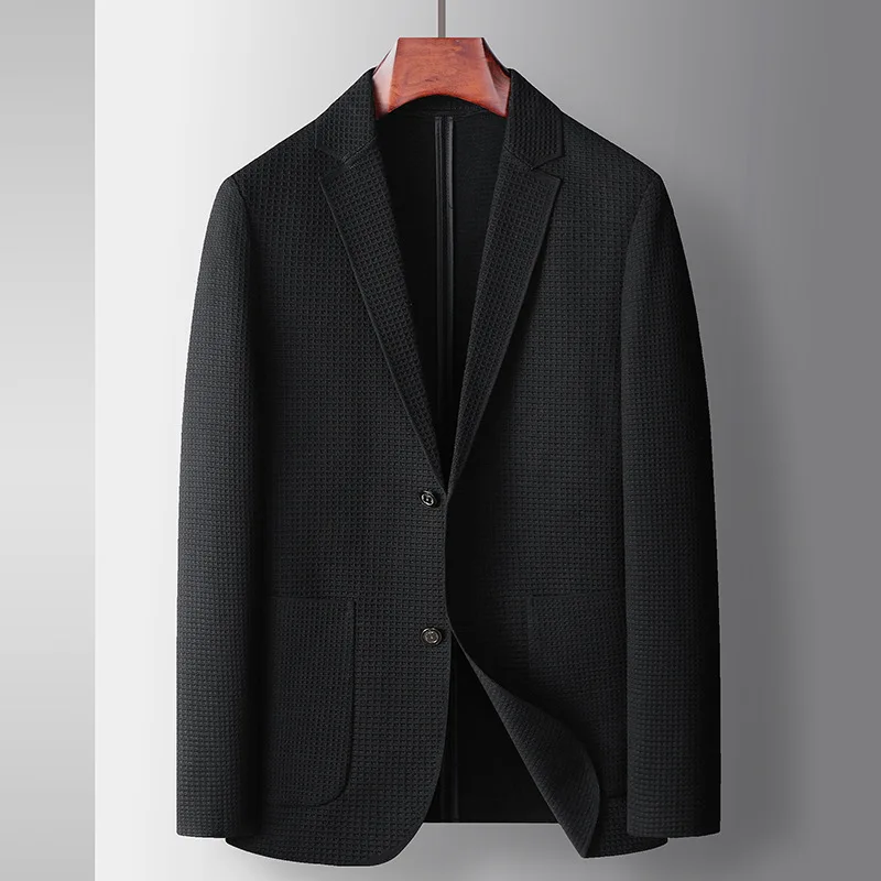 

E1165-Men's casual spring and autumn suit, men's loose coat