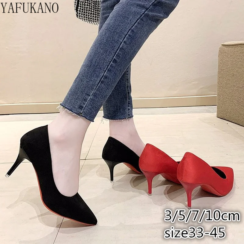 

Женские туфли-лодочки с острым носком, на высоком каблуке