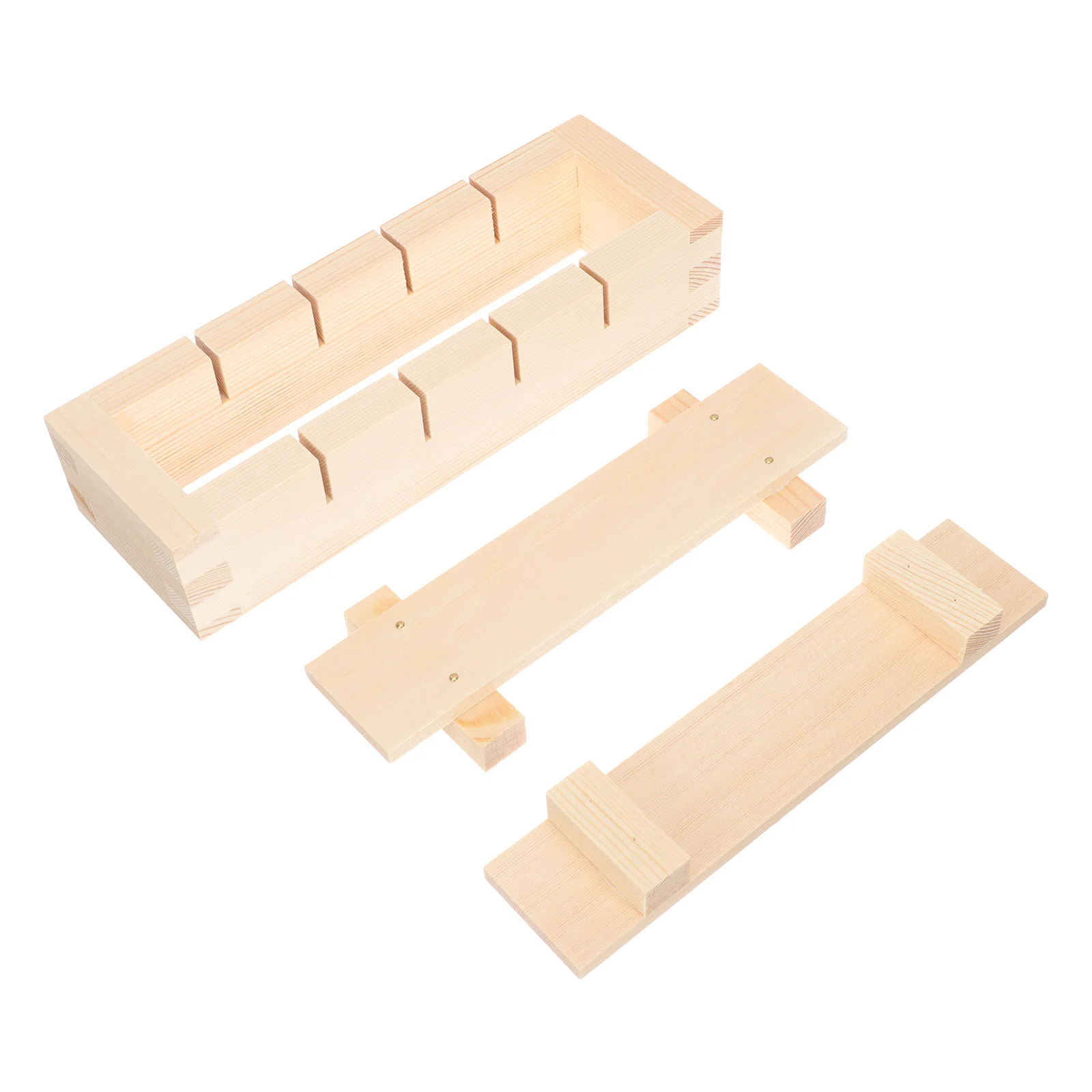 

Sushi Mold Rice Maker Pressmould Shaper Onigiri Kit Nigiri Making Oshizushi Musubi Roll Diy Box Wooden Form Vegetable Machine