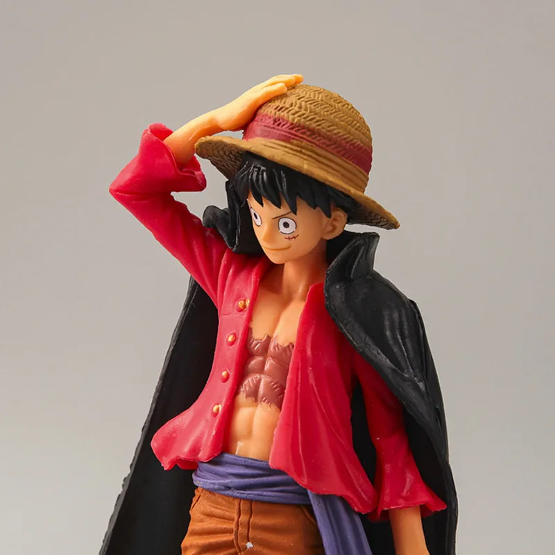 16 см цельная аниме-фигурка обезьянки д Луффи соломенная шляпа семейная коллекция