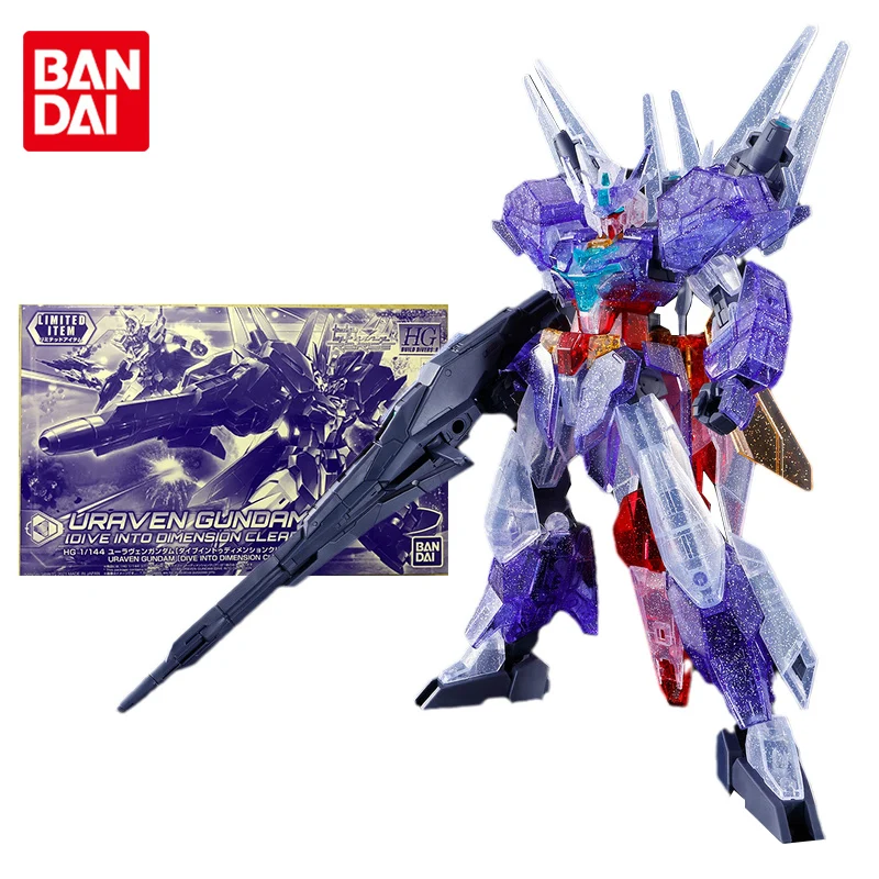 Набор моделей Bandai Gundam аниме фигурка HG 1/144 PFF-X7II Uraven прозрачная Оригинальная Gunpla из