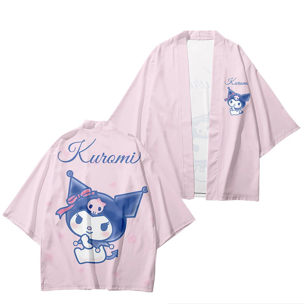Аниме My Melody Wafuku Please Кимоно Косплей Хаори Куроми Каваи Печать Юката Унисекс