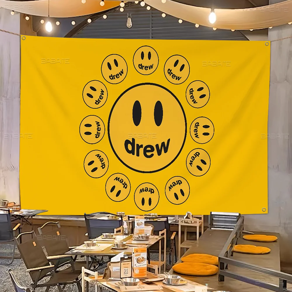 Джастин Бибер D-Drews Houses Banner INS Стиль Открытый вечерние украшения Атмосфера Флаг