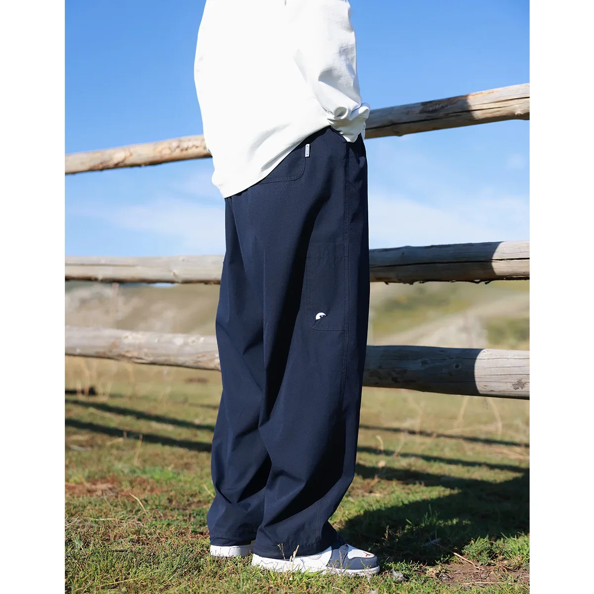 Японские винтажные модные брендовые повседневные брюки для мужчин осенние