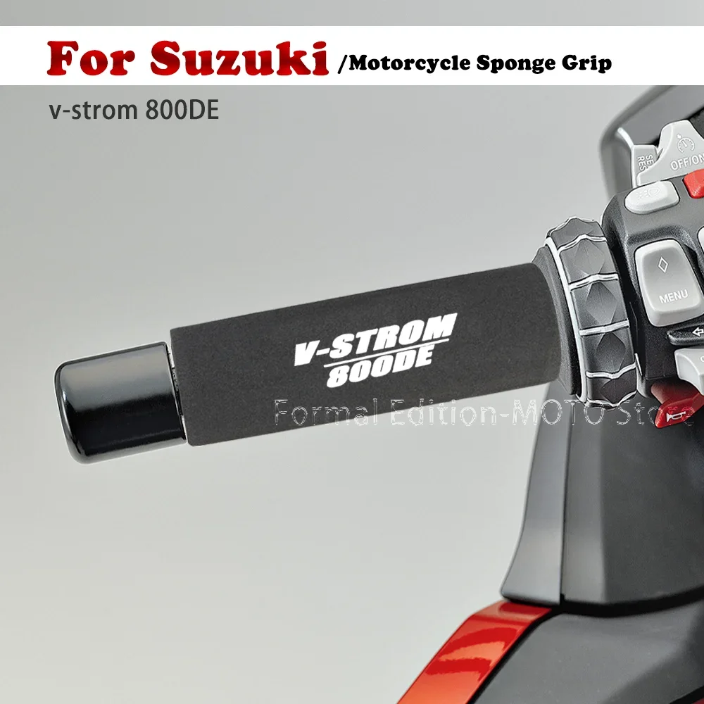 

For Suzuki V-STORM 800DE Motorcycle Grip Cover Shockproof Motorcycle Sponge Grip Non-slip Handlebar Grip Sponge Cover