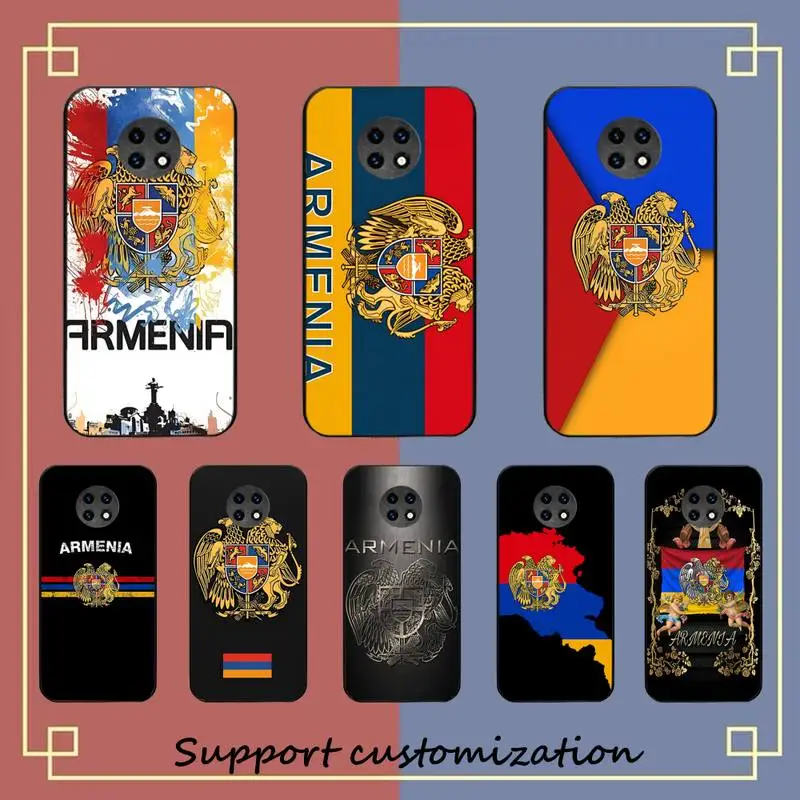 

Armenia Armenians Flag Phone Case For Xiaomi Redmi Note 8A 7 5 Note 8pro 8T 9Pro TPU Coque for note 6pro