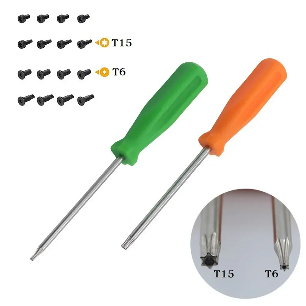 16 шт. магнитная отвертка Torx 116 мм T6/T15 защитные винты для установки дверного звонка