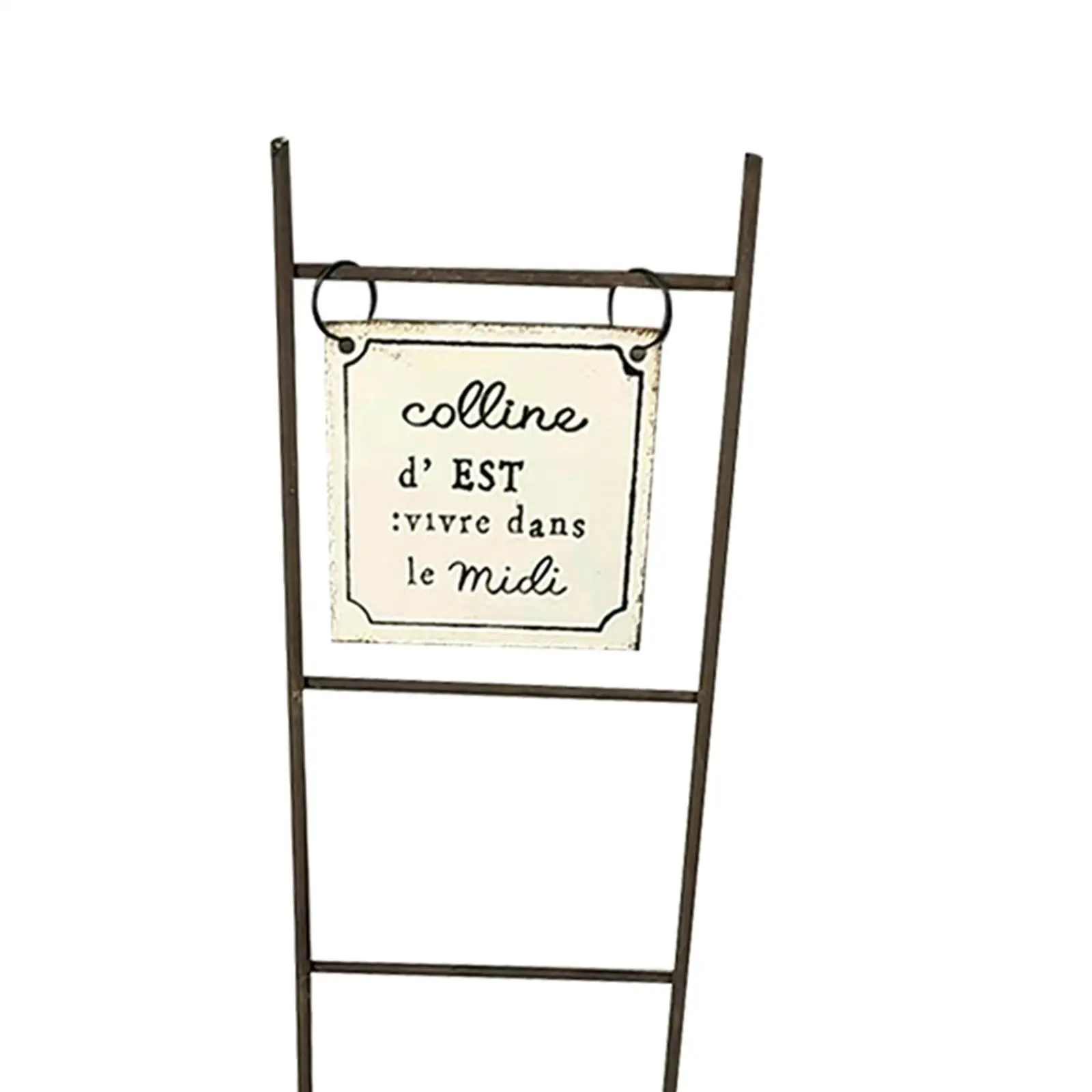

Vintage Plant Trellis Ladder Decoration Climbing Support Plant Climbing Frame Metal Plant Support Stakes for Farmhouse Garden