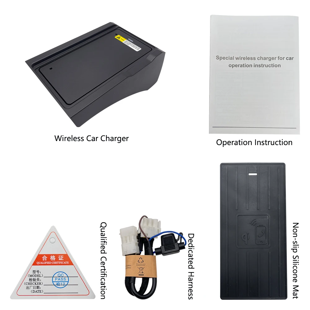 Автомобильное беспроводное зарядное устройство 10 Вт ДЛЯ 19-20 X5/X6 БЕСПРОВОДНОЕ