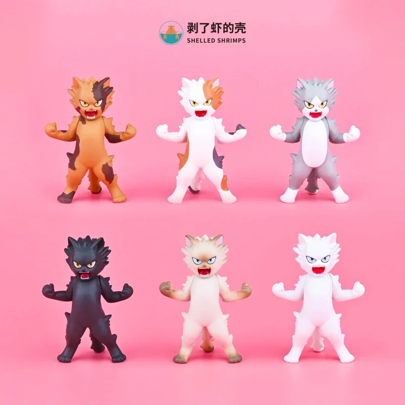 Аниме Super Saiyan Cat Рисунок-Qualia Power Cats Слепая Коробка Коллекционное Украшение Стола