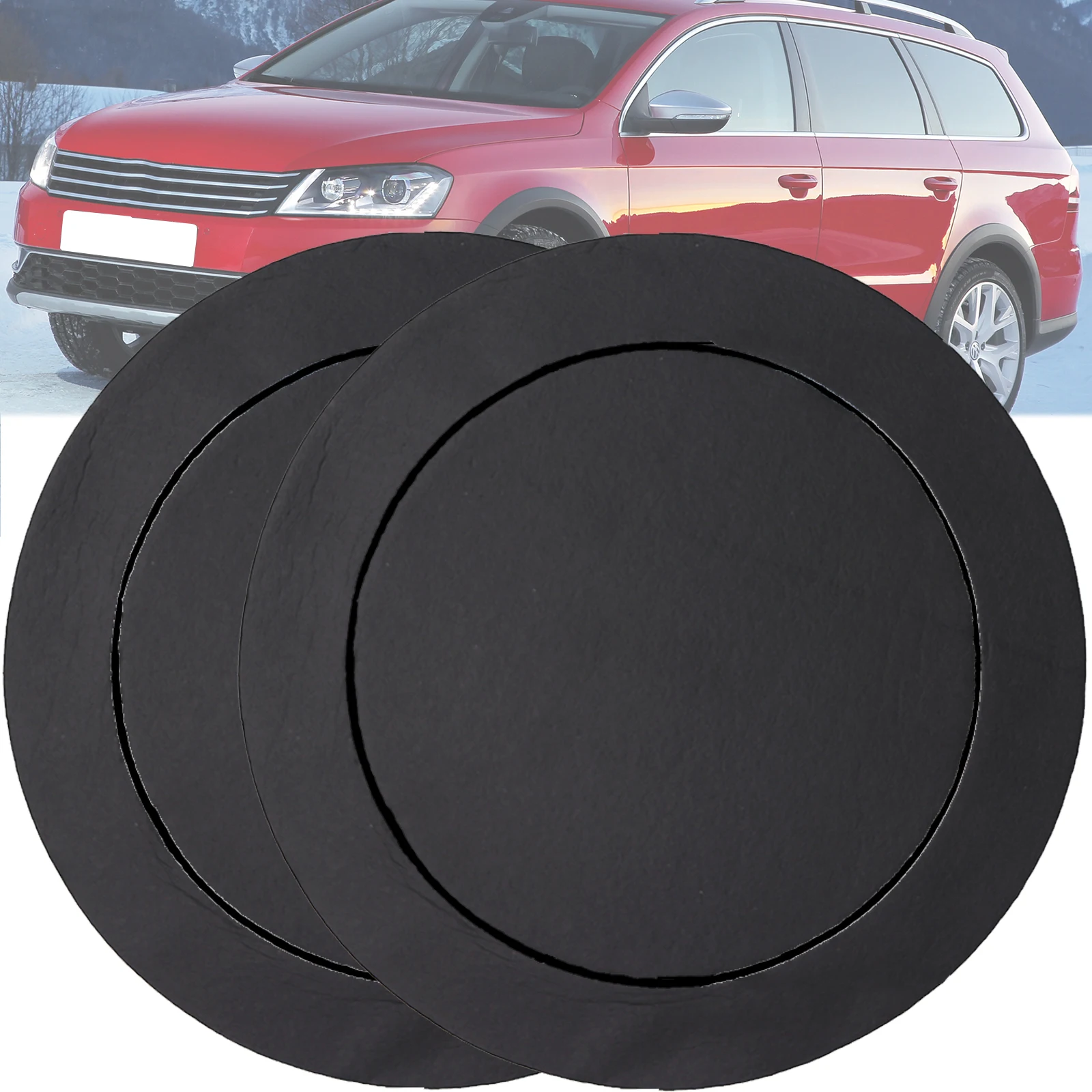 

2x кольцо для динамика 6,5 дюйма, бас, звукоизоляция, хлопок, самоклеящийся для VW Passat B8 B5 Santana 2006 2005 2004 2003 2002 2001 2000