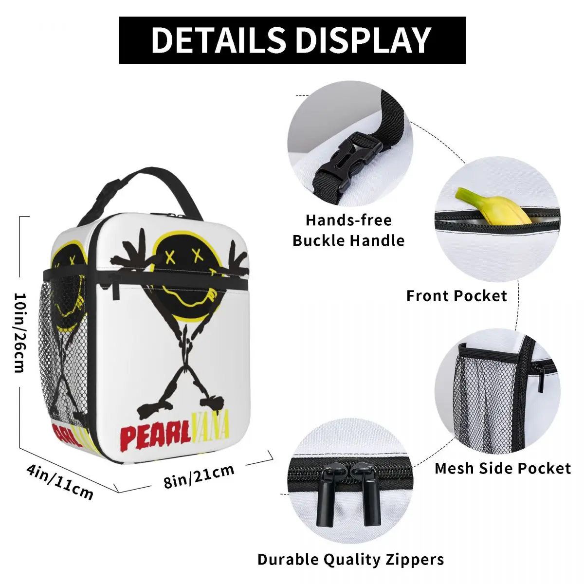 Теплоизолированная сумка для обеда с жемчужинами офиса и мужчин