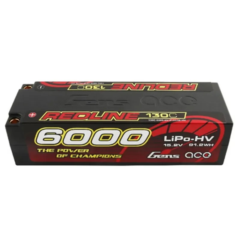 Фото Gens Ace Redline Series 6000 мАч 15,2 В 130C 4S1P Жесткий корпус HV LCG LiPo аккумулятор №1