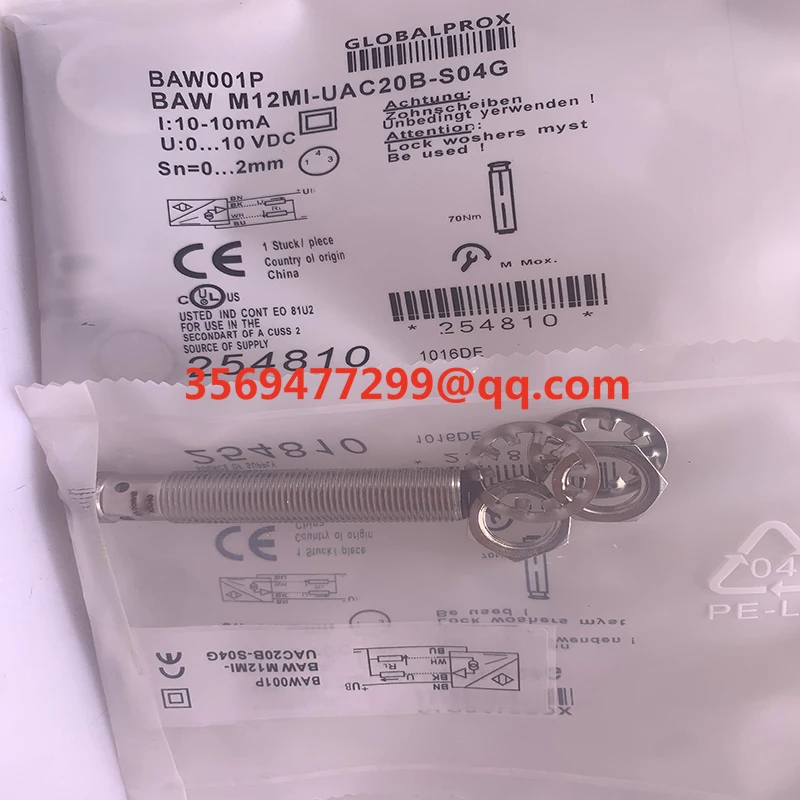 бесконтактный переключатель BAW004C BAW M12MI-UAC35C-S04G Совершенно новый датчик