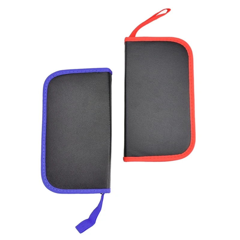 

Small Tool Pouches with Zipper Small Tool Bag Tool Pouch PU Material 2 Colors