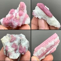 brazil red tourmaline crystal natural stone mineral crystal gem collection ornaments geological science one object one picture